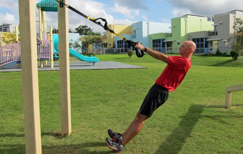 trx chest press